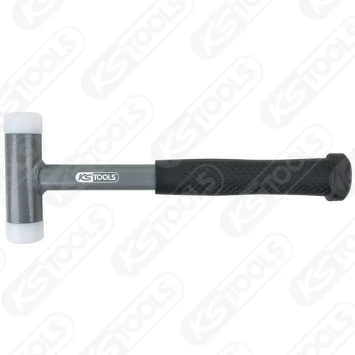 KS TOOLS Schonhammer 140.5277 - Hochwertiger Schonhammer für präzises Arbeiten, ideal für Metallbearbeitung und Montage. Robuster Stahlrohrgriff und optimale Gewichtsverteilung garantieren eine komfortable Handhabung.