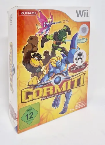 Gormiti: die Herrscher der Natur (Nintendo Wii, 2010) NEU SEALED VGA WATA - Action & Abenteuer Game für Nintendo Wii, neu und versiegelt, ideal für Fans von Gormiti und aufregenden Abenteuererlebnissen.