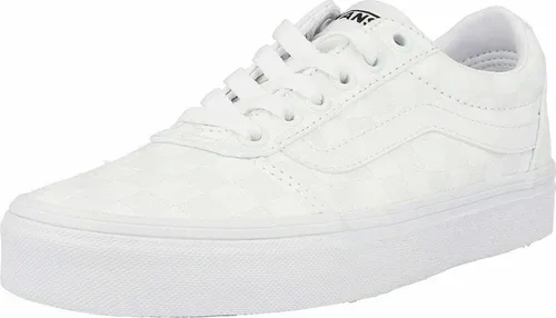 Vans Damen Ward Canvas Sneaker, Weiß (Checkerboard) in weiß von Vans