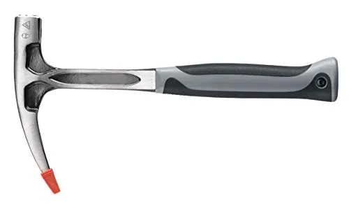 Latthammer, Vollstahl - Magnetischer Nagelhalter - Hämmer mit VPA GS Prüfung, spezialgehärteten Arbeitsflächen und rutschsicherem 2-Komponentengriff für optimale Kraftübertragung und ermüdungsfreies Arbeiten.