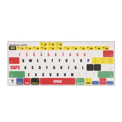 Apple MacBook Air 13 M1 A2337 Sticker tastatur-aufkleber-set tastatur-sticker