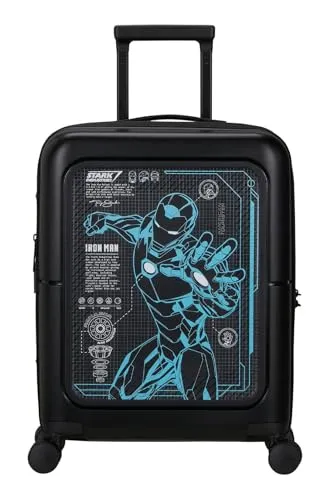 American Tourister DASHPOP MARVEL Spinner 55/20 EXP TSA Iron Man - Koffer mit Hartschale und coolem Iron Man Design, ideal für Fans und perfekt als Handgepäck für Reisen.