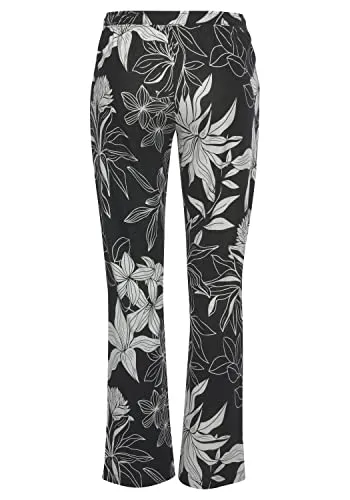 Lascana Damen Schlafhose – Floral und Bequem von LASCANA 