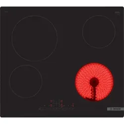 Bosch Serie 6 PKE611FP2E Glaskeramikkochfeld 60 cm mit 4 Brennern