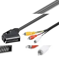 Goobay 50364 Scart zu Composite Adapterkabel 2m von Wentronic