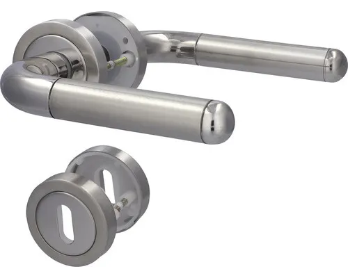 Rosettengarnitur BB New York II edelstahl satiniert