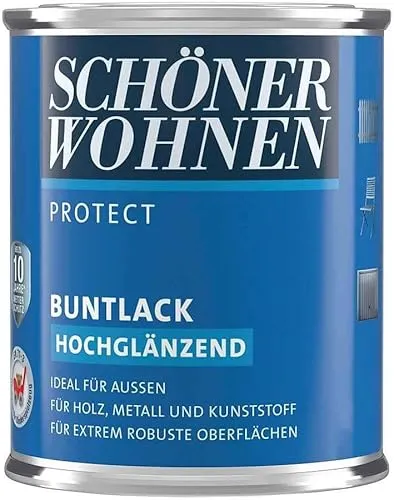 DurAcryl Buntlack Hellelfenbein 375 ml RAL 1015 Glänzend Schöner Wohnen