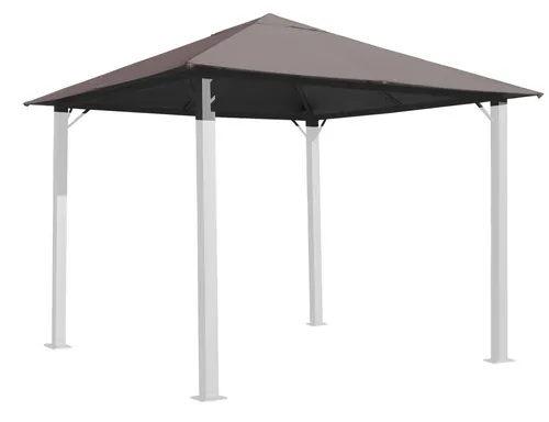 Quick Star Pavillon-Ersatzdach Paris 3x3m - Taupe - Pavillon-Dächer: Hochwertiges Ersatzdach für den Pavillon Paris, mit Lüftungsöffnungen und robustem Material für optimale Wetterbeständigkeit.