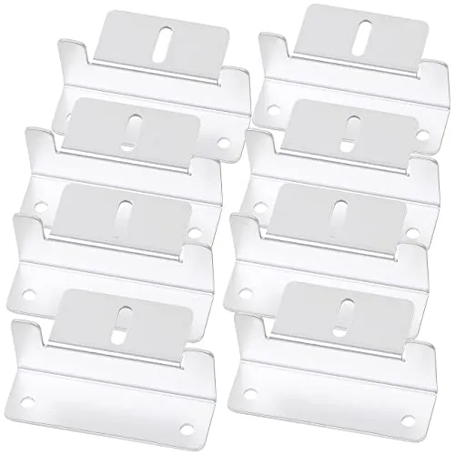 revolt Halterung Solarpanel: 8er-Set Solarmodul-Z-Halterungen, Muttern & Schrauben, zur Dachmontage (Solarhalter Wohnmobil, PV-Modul-Befestigung Flachdach, Balkonkraftwerk)