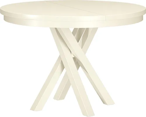 Lomadox Esstisch MAZARA-161, Ausziehbarer Esszimmertisch in Beige/Braun - Moderner Esstisch, ausziehbar von 90 auf 140 cm, ideal für gesellige Runden. Robuste MDF-Oberfläche und stilvolles Design machen ihn zum Blickfang in jedem Esszimmer.