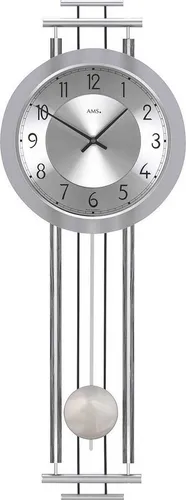 AMS 7018A Pendeluhr – Wanduhr mit Westminster und Bim Bam Schlagwerk - Elegante Wanduhr aus der AMS 7018A Serie, ausgestattet mit melodischem Westminster und Bim Bam Schlagwerk – ein stilvolles Wohnaccessoire für jedes Zuhause.