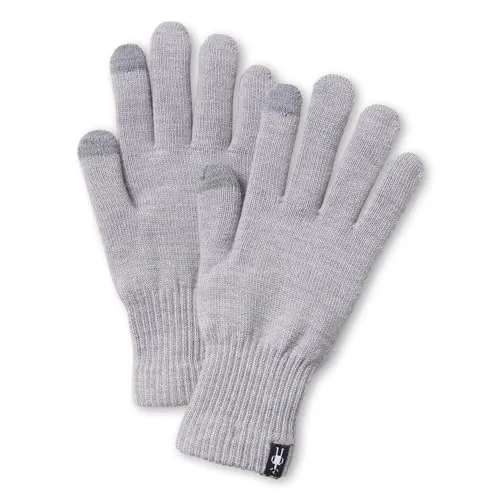Smartwool Unisex Liner Handschuhe, Light Gray Heather, L