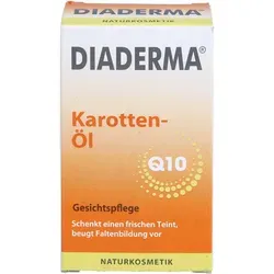 Diaderma Karotten Öl plus Q10 30 ml - Revitalisierende Gesichtspflege - Gesichtsreiniger mit hochwertigem Karottenöl und Q10 für eine strahlende Haut, ideal zur Revitalisierung und Pflege der Gesichtshaut.