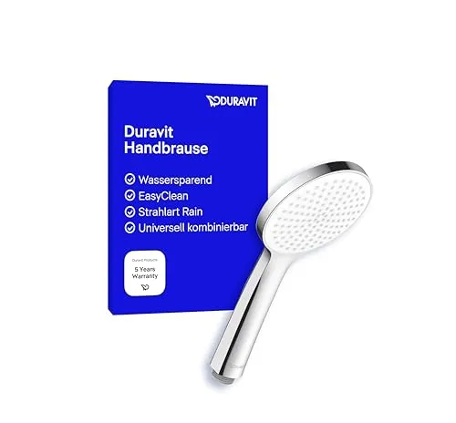 Duravit Handbrause 1jet 110 Minusflow - Duschköpfe & -brausen mit wassersparender MinusFlow-Funktion, pflegeleicht durch EasyClean und modernem Design für ein angenehmes Duscherlebnis.