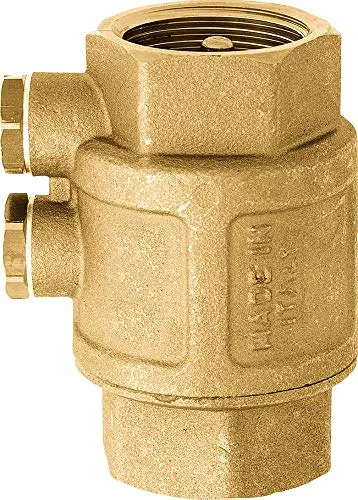 Geka 5796SB Zwischenventile - Ventile & Verbindungen, federbelastetes Ventil für flexible Einbaustellungen und ausgestattet mit zwei Entleerungsschrauben aus hochwertigem Messing.