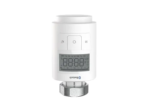 Produktbild Elektronisches Heizkörperthermostat mit Bluetooth, Digitale Temperaturregelung per App, Weiß, Programmierbar, RT2208BT