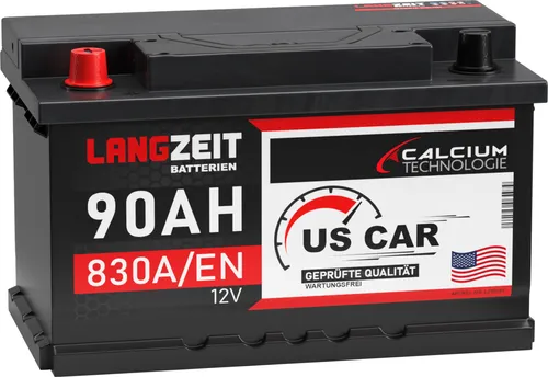 US Autobatterie 90Ah 12V