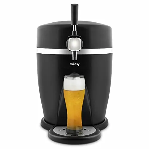 WEASY PINT568 Zapfanlage Bier – Silber Schwarz