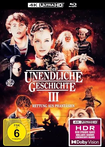 Die unendliche Geschichte II - Blu-ray 4K Ultra HD - Fantasyfilm mit Jason James Richter und Jack Black, beeindruckende Bildqualität in 4K Ultra HD für ein unvergessliches Kinoerlebnis.