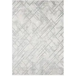 carpet city Teppich Wohnzimmer - Grau - 80x150 cm - Klassischer Wohnteppich im Vintage-Design, vielseitig einsetzbar und pflegeleicht. Ideal für Schlafzimmer, Esszimmer oder Flur – schafft eine gemütliche Atmosphäre.