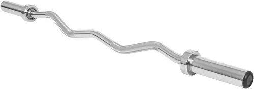 GORILLA SPORTS® SZ Curlstange 120cm - Langhantelstange für Fitness und Gewichtheben, mit gerändelten Griffen für optimalen Halt und einer Max. Belastbarkeit von 272 kg, ideal für intensives Training.