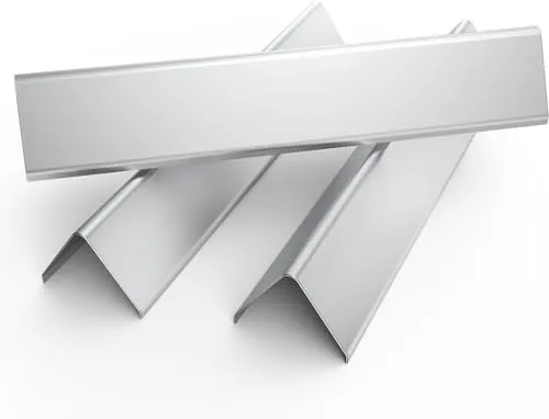 GFTIME 38,9cm Flavorizer Bar 7635 für Weber Spirit I & II E210/220 S210/220 (mit vorderen Brennerknöpfen), Edelstahl Hitzeschild Brennerabdeckung,Ersatzteile Aromaschienen, 3 Stück