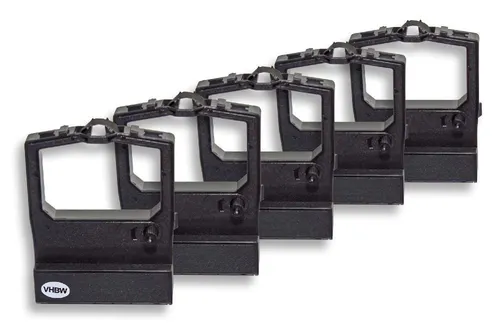 vhbw Beschriftungsband passend für Printec PR9350, PR9330 Nadeldrucker, Farbband, Nylonband für Ihren Nadeldrucker oder Bondrucker