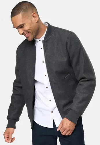 Indicode Sommerjacke INAltonius - Elegante Bomberjacke in Beige - Funktionsjacke mit Regular Fit, ideal für lässige Anlässe. Hergestellt aus 90% Polyester und 10% Viskose, bietet sie Komfort und Stil für die Saison 2023/2024.