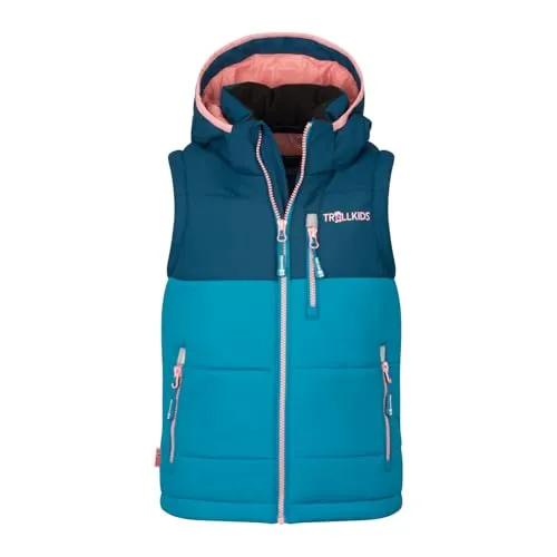 Trollkids Kids Narvik Vest XT 128, madeira blue von TROLLKIDS