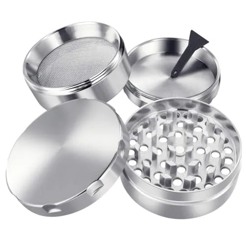 iLC Grinder Crusher Mühle für Spice,Kräuter,Gewürze,Herb,Kaffee mit Pollen Scraper 2