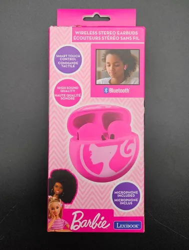 Lexibook Barbie Drahtlose Stereo-Kopfhörer - Kabellose Stereo-Kopfhörer für Kinder, im Barbie-Design, ideal für Musik und Spiele, mit hohem Tragekomfort und einfacher Bedienung.