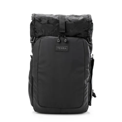 Tenba Rucksack Fulton V2 Allwetter schwarz/schwarz Camo 14L - Tenba Fotorucksack, wasserabweisend und ideal für Fotografen, die ihre Ausrüstung bei jedem Wetter schützen möchten.