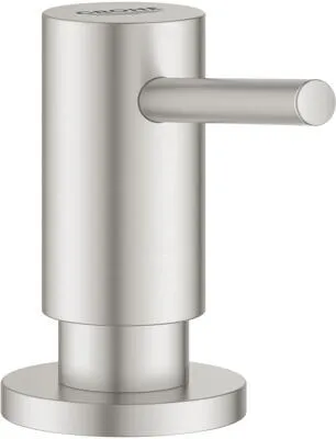 GROHE Cosmopolitan Spülmittelspender - Elegant & Praktisch - Seifenspender für Flüssigseifen, integrierter 500 ml Vorratsbehälter, platzsparend und mit langlebiger Oberfläche in Supersteel-Finish.