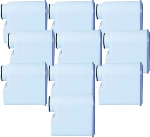vhbw 10x Wasserfilter Filter kompatibel mit Philips Serie 5000 EP5333/10, EP5331/10, EP5335/10, EP5334/10 Kaffeevollautomat, Espressomaschine Hellblau