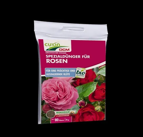 Cuxin DCM Spezialdünger Rosen und Blumen 5 kg - Dünger für Rosen und Blumen, fördert kräftiges Wachstum und blühende Farben für Ihren Garten.