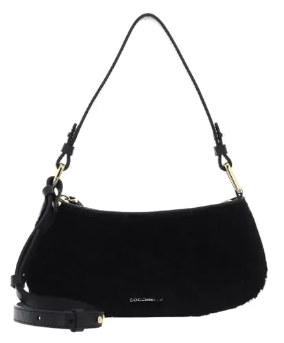 COCCINELLE Schultertasche Merveille Astrakan - Elegante Mini Bag - Stylische COCCINELLE Schultertasche in schicker Felloptik mit verstellbarem Schulterriemen. Ideal für den Alltag, bietet Platz für Wertsachen und überzeugt durch ihr modisches Design.