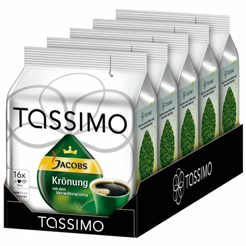 TASSIMO JACOBS Krönung Kaffee Arabica KAPSEL 5er Pack 5 x 16 T-DISCS