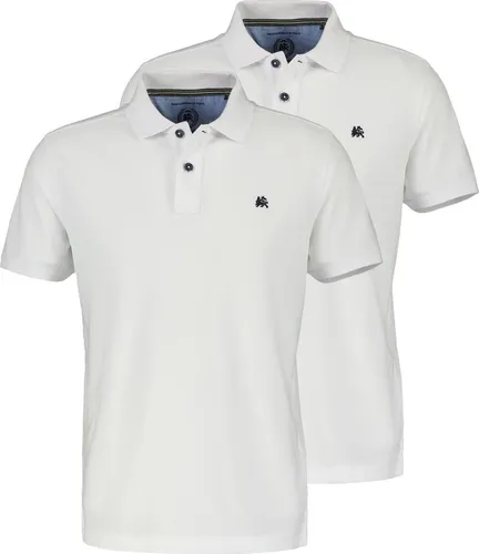 LERROS 2er Pack Basic Poloshirt - Herren Poloshirt aus leichter Piqueware mit Cool und Dry Funktion. Atmungsaktiv und formbeständig für besten Tragekomfort im Alltag, Büro oder Freizeit. Ideal für einen sportlich gepflegten Look.