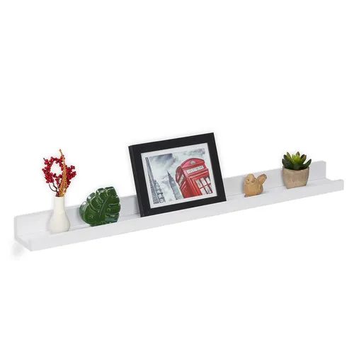Bilderleiste Hängeregal Wandregal Bücherregal 5 kg MDF 80 cm Fotoleiste