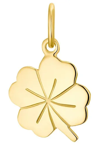 Amor Motivanhänger Damen Anhänger, 1,8 cm, Gold, Kleeblatt von Amor