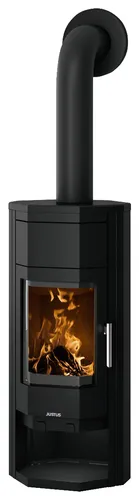 Justus Usedom 5 W+ 2.0 Kaminofen | 5,5 kW | Stahl Schwarz von JUSTUS