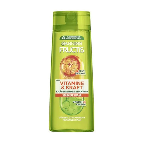 Garnier Fructis Shampoo Vitamine & Kraft mit Blutorange, 250 ml