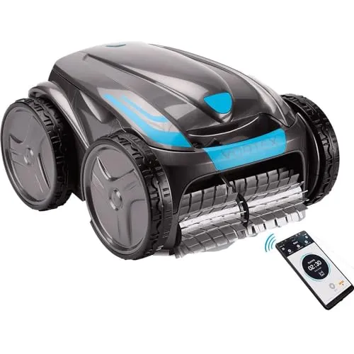Zodiac VORTEX 4WD Poolroboter - Automatischer Poolreiniger für Becken bis 12x6 m, reinigt Boden, Wände und Wasserlinie. Mit iAqualink App für Fernsteuerung und patentierter Zyklontechnologie für konstante Saugkraft.