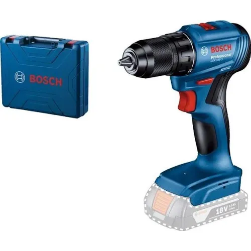 Bosch Professional GSR 185-LI Akkuschrauber - Kompakter 18V Akkuschrauber mit bürstenlosem Motor, ideal für präzises Schrauben und Bohren in engen Platzverhältnissen. Maximale Drehzahl von 1.900 U/min für hohe Effizienz.