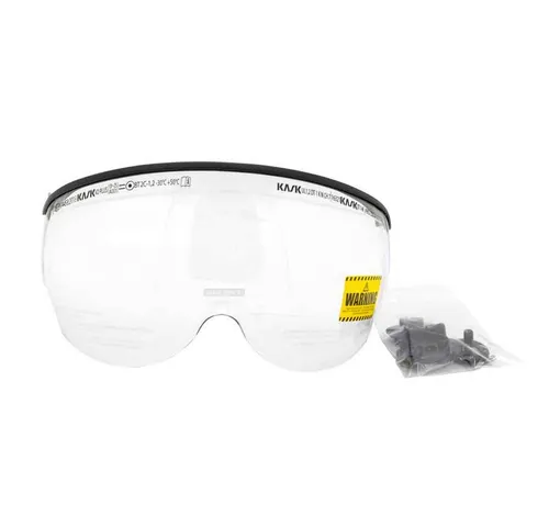 Kask Helmvisier V2 Plus - Helmvisier mit Anti-Fog-Beschichtung für klare Sicht bei jedem Wetter, ergonomisch und brillenträgerfreundlich mit großem Panoramasichtfeld – ideal für Bau und Industrie.