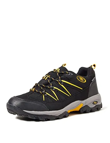 Brütting Outdoorschuh Mount Hunter Low, Gr. 41, schwarz - Wanderschuhe mit wasserdichtem Obermaterial und atmungsaktiver Membrane für höchsten Komfort und Funktionalität bei jedem Wetter. Ideal für lange Wanderungen.
