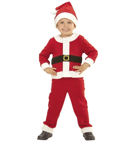 Baby Weihnachtsmann für Jungen Oberteil Hose Mütze Weihnachtsmannkostüm Gr. 80