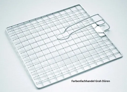Abstreifgitter Metall mit festem Haken 26 x 26 cm