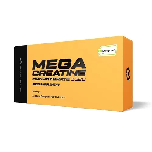  Scitec Nutrition Mega Creatine Monohydrate 1320 Caps 120 Kapseln 111,06 EUR/kg