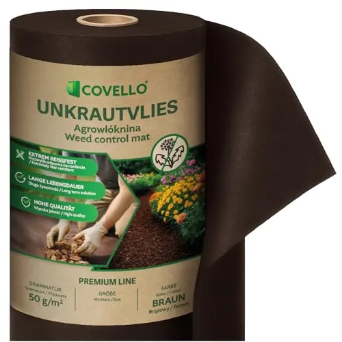 Unkrautvlies Braun von Covello